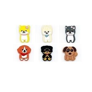 6 Pcs. Dog Shoe Charms for Crocs